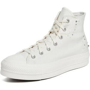 CONVERSE Women's Size 7 Chuck Lift Gems Rhinestones Pearls A12512C Shoes